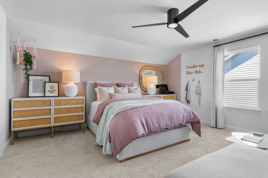 Representative furnished interior of a home built from the The Seashore Multigen by Chesapeake Homes in Coastal Club of the Carolinas, Calabash (Image 38).