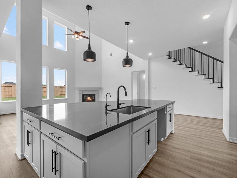 Furnished interior view inside a new home in Wildrye, Waller (Image 12).