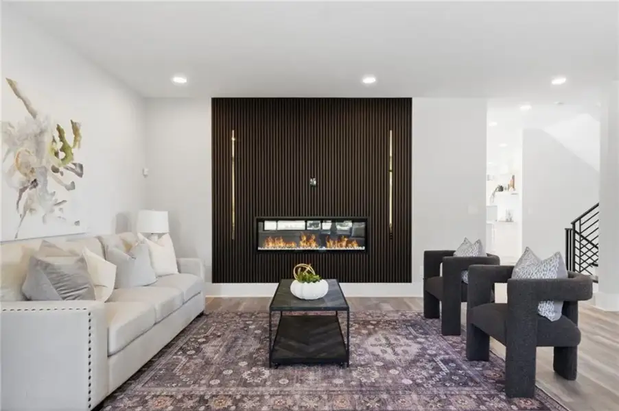Furnished interior view inside a new home in , Roswell (Image 13).