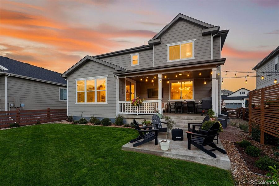 Exterior details and patio area of a home in Colliers Hill, Erie (Image 3). Exterior details and patio area of a home in Colliers Hill, Erie (Image 3).