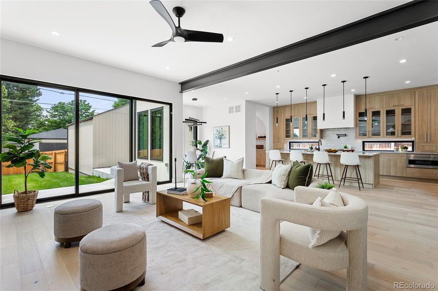 Furnished interior view inside a new home in , Denver (Image 8).