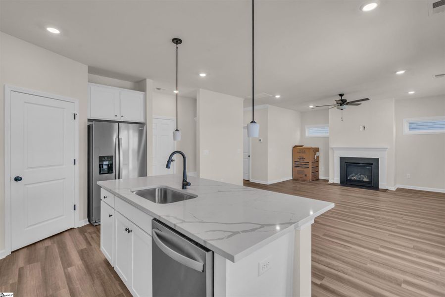 Furnished interior view inside a new home in Halton Oaks, Spartanburg (Image 7).