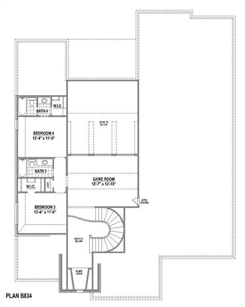 2nd Level Floor plan