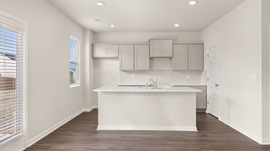 Representative furnished interior of a home built from the Penwell by D.R. Horton in Locust Grove Station - Cedar Ridge, Locust Grove (Image 7).