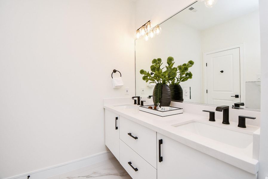 Furnished interior view inside a new home in , Houston (Image 22).