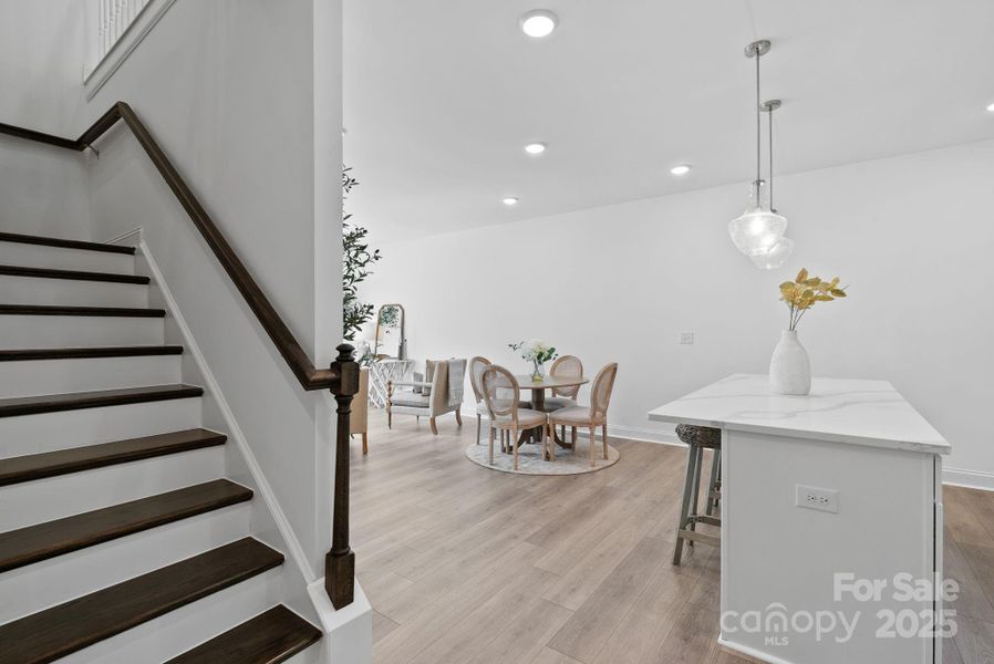 Furnished interior view inside a new home in , Asheville (Image 3).