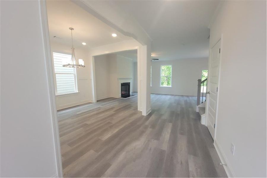 Spacious, unfurnished interior of a new home in Clark Farms, Flowery Branch (Image 16).