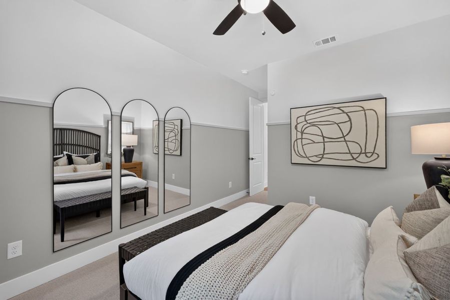 Representative furnished interior of a home built from the Wynfield by Pulte Homes in Bleckley Station, Ball Ground (Image 52).