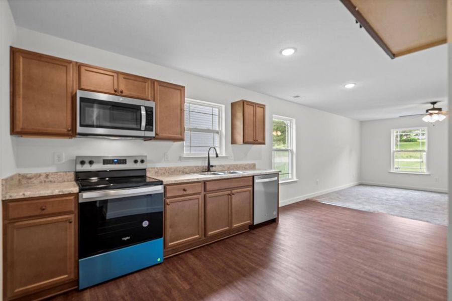 Representative furnished interior of a home built from the Kline by Enchanted Homes in Arcadia Village, Spartanburg (Image 8).