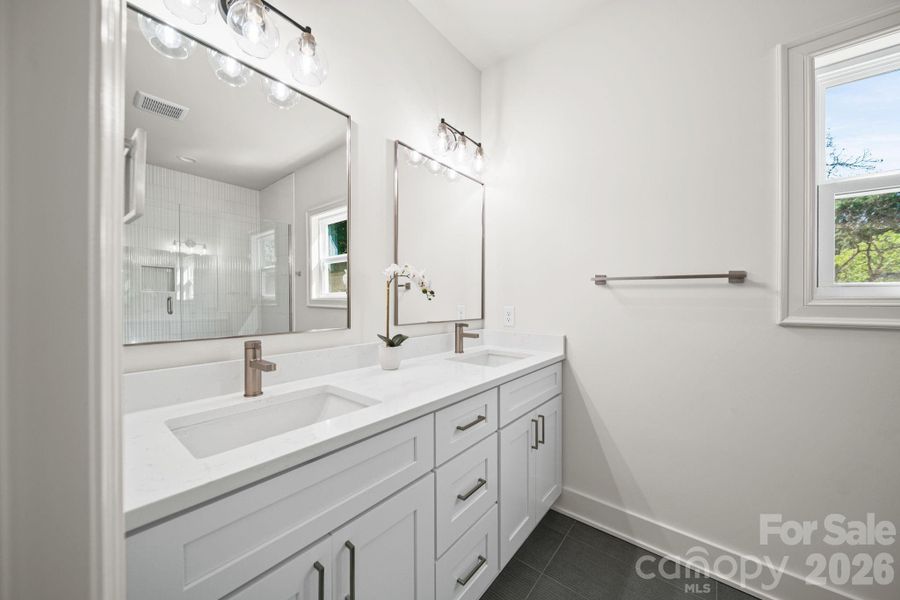 Furnished interior view inside a new home in , Charlotte (Image 11).