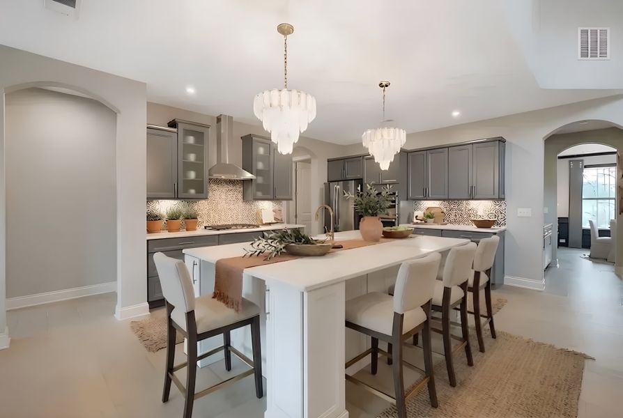 Furnished interior view inside a new home in Woodberry, Canton (Image 25).