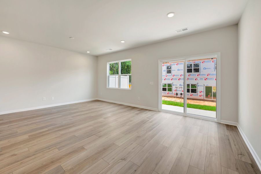 Spacious, unfurnished interior of a new home in Amplitude, Charlotte (Image 17). Spacious, unfurnished interior of a new home in Amplitude, Charlotte (Image 17).