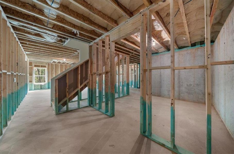 In-progress construction of a new home in , Gainesville, GA (Image 62).