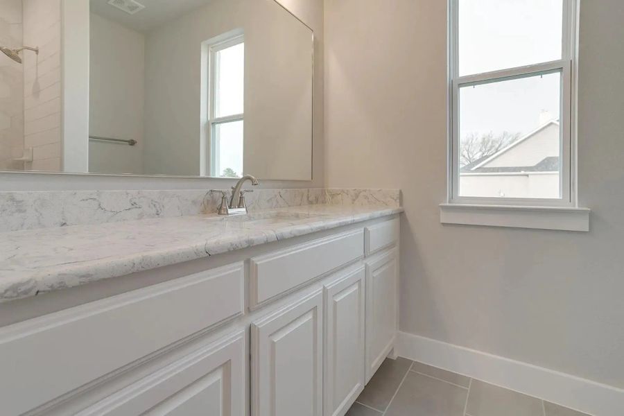 Representative furnished interior of a home built from the The Finley by Elmwood Custom Homes in Byrum Ranch, Maypearl (Image 34).