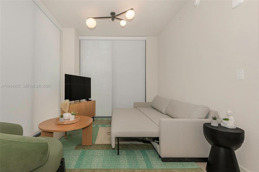 Furnished interior view inside a new home in , Miami (Image 10). Furnished interior view inside a new home in , Miami (Image 10).