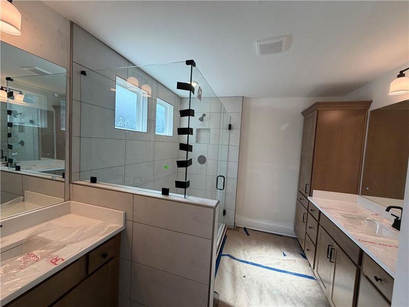 Furnished interior view inside a new home in Villas at Dawsonville, Dawsonville (Image 2). Furnished interior view inside a new home in Villas at Dawsonville, Dawsonville (Image 2).