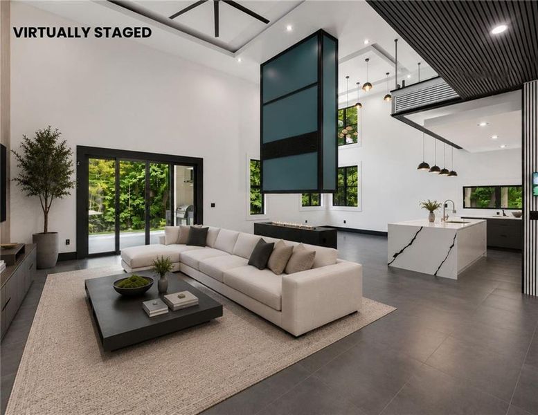 Furnished interior view inside a new home in , Hoschton (Image 13).