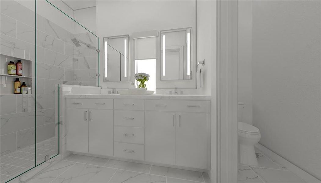 Furnished interior view inside a new home in Pacer Court, Dallas (Image 4).