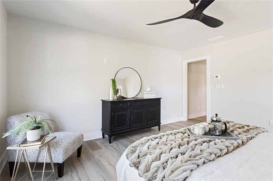 Furnished interior view inside a new home in , Decatur (Image 12).