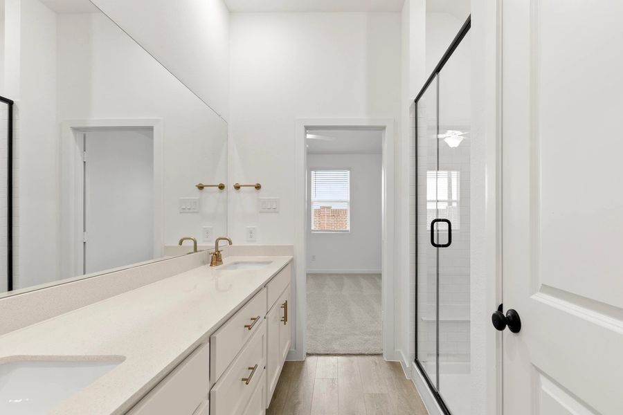 Primary Bathroom featuring the Serene Collection Primary Bathroom featuring the Serene Collection