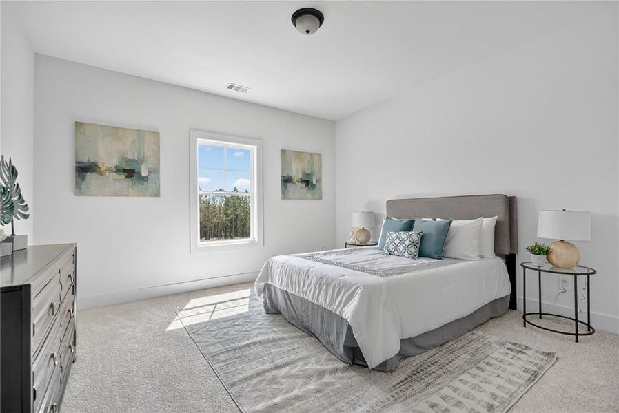 Furnished interior view inside a new home in , Buford (Image 18).