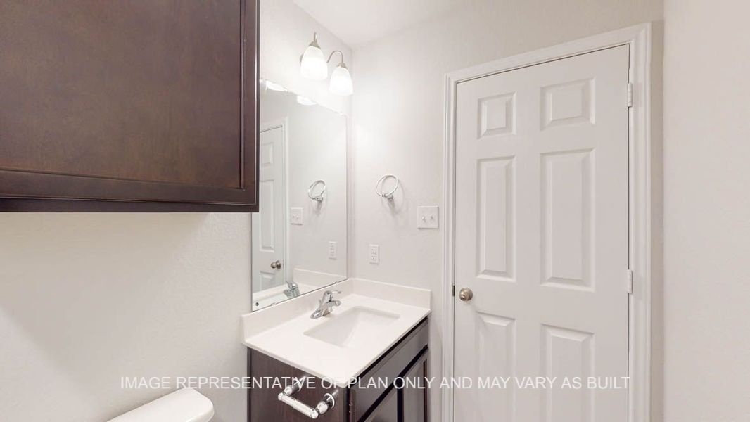 Furnished interior view inside a new home in Turnbo Ranch Traditions, Killeen (Image 8).
