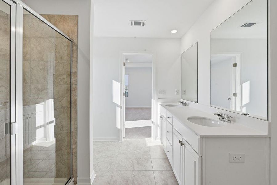 Furnished interior view inside a new home in Falls Creek, Flowery Branch (Image 8).