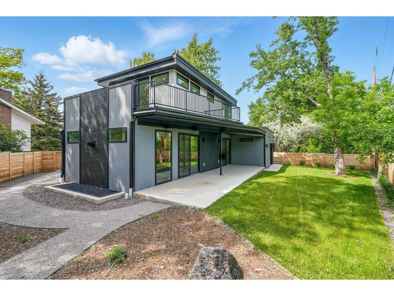 Exterior details and patio area of a home in , Boulder (Image 29). Exterior details and patio area of a home in , Boulder (Image 29).