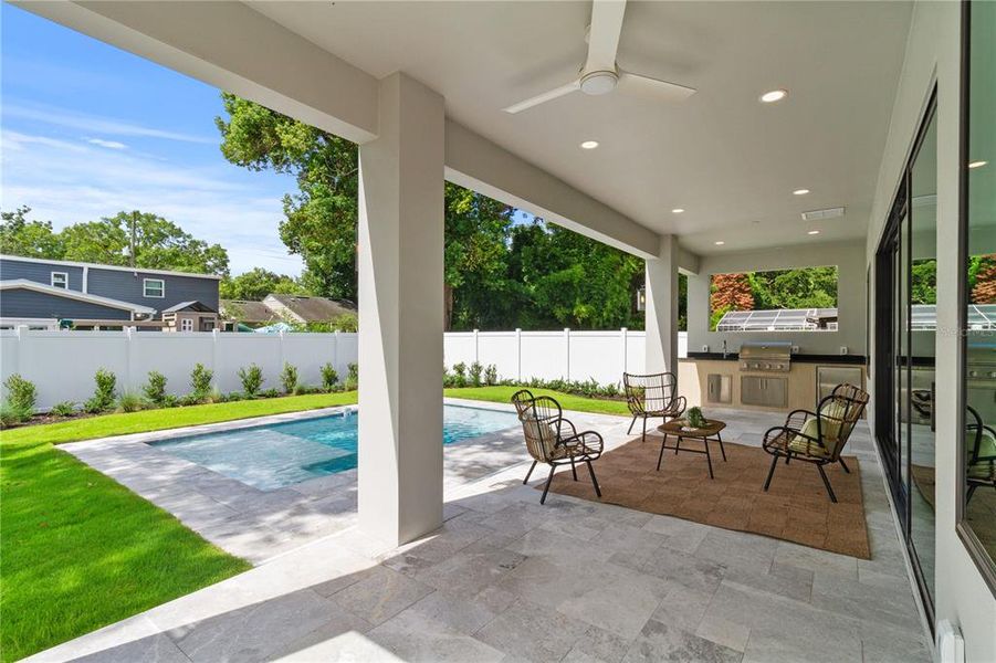 Exterior details and patio area of a home in , Orlando (Image 28). Exterior details and patio area of a home in , Orlando (Image 28).