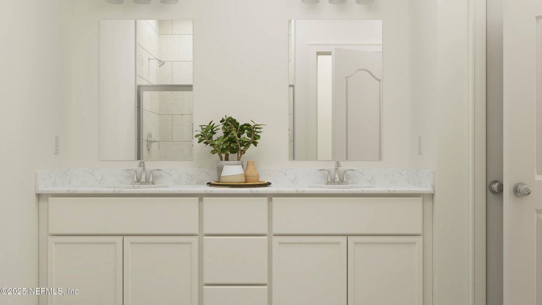 Furnished interior view inside a new home in Stillwater | Active Adult 55+: Stillwater - Villas, St. Johns (Image 8). Furnished interior view inside a new home in Stillwater | Active Adult 55+: Stillwater - Villas, St. Johns (Image 8).