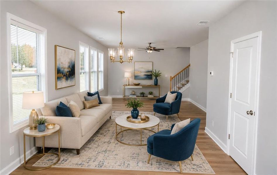 Furnished interior view inside a new home in , Commerce (Image 14). Furnished interior view inside a new home in , Commerce (Image 14).