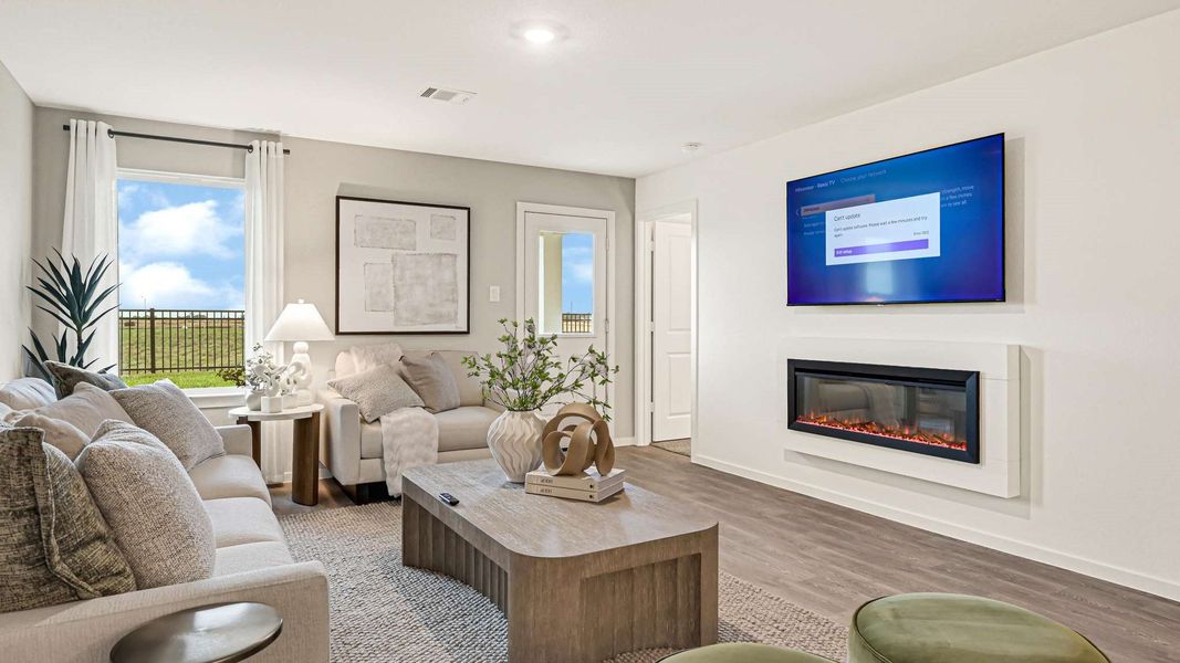 Furnished interior view inside a new home in Milo Farms, Needville (Image 16).
