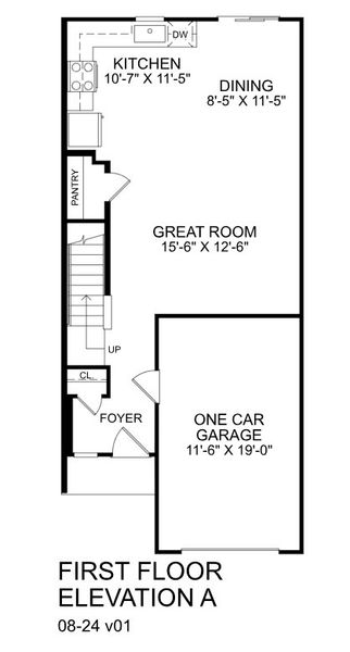 2D floor plan layout for the Poplar by Ryan Homes in Bear Park, Hickory, NC (Image 3). 2D floor plan layout for the Poplar by Ryan Homes in Bear Park, Hickory, NC (Image 3).