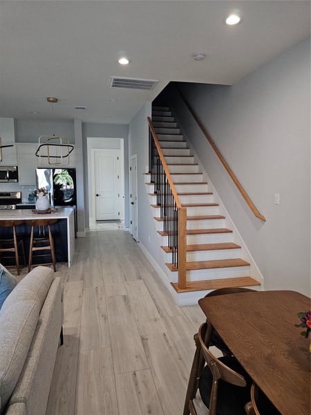 Furnished interior view inside a new home in , Houston (Image 11). Furnished interior view inside a new home in , Houston (Image 11).