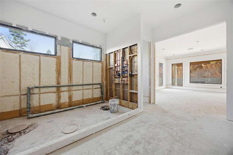 In-progress construction of a new home in , Buford, GA (Image 10).