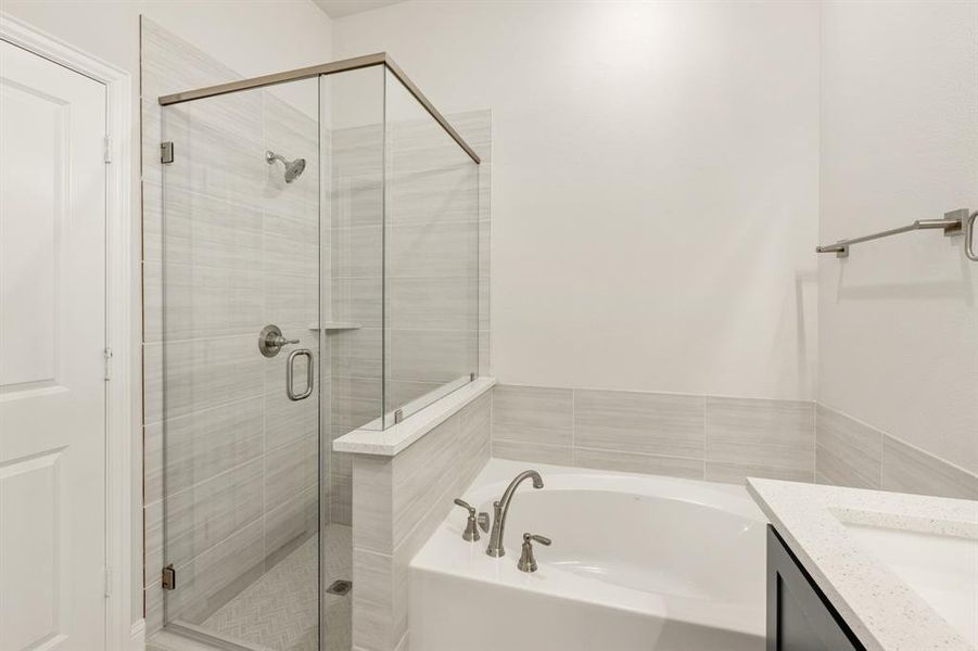 Furnished interior view inside a new home in Legacy Ranch Classic 55, Melissa (Image 16). Furnished interior view inside a new home in Legacy Ranch Classic 55, Melissa (Image 16).