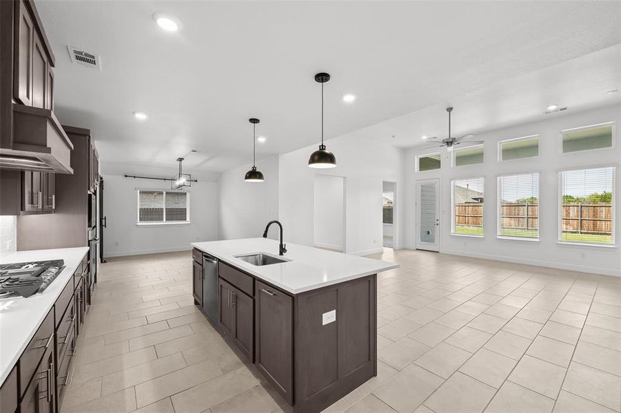 Furnished interior view inside a new home in , Anna (Image 12). Furnished interior view inside a new home in , Anna (Image 12).