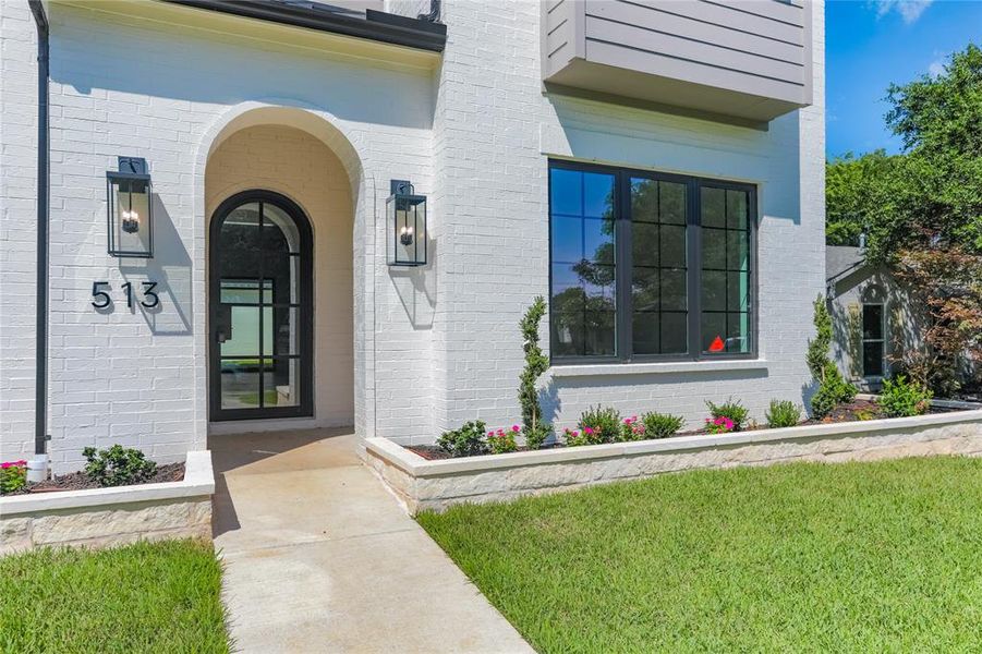 Front exterior of a new home in , Richardson, TX, highlighting curb appeal (Image 24).