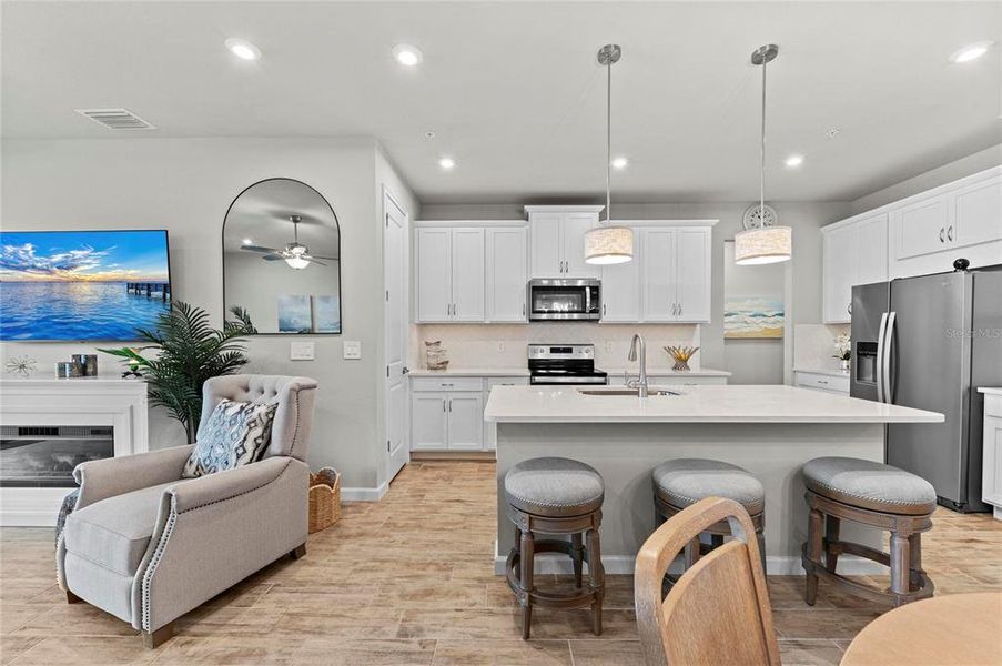 Furnished interior view inside a new home in , Venice (Image 8).