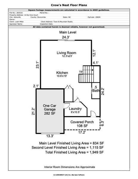 Lower Level Floor Plan