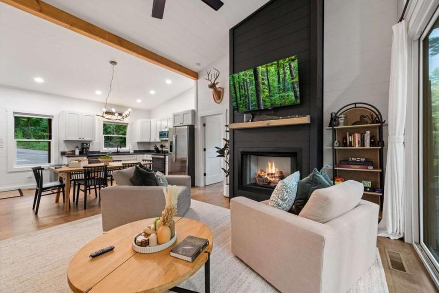 Furnished interior view inside a new home in , Morganton (Image 7).