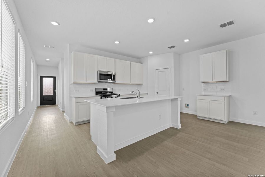 Furnished interior view inside a new home in Hightop Ridge, Converse (Image 6).