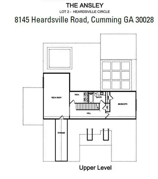 2D floor plan layout of this home in , Cumming, GA (Image 4).