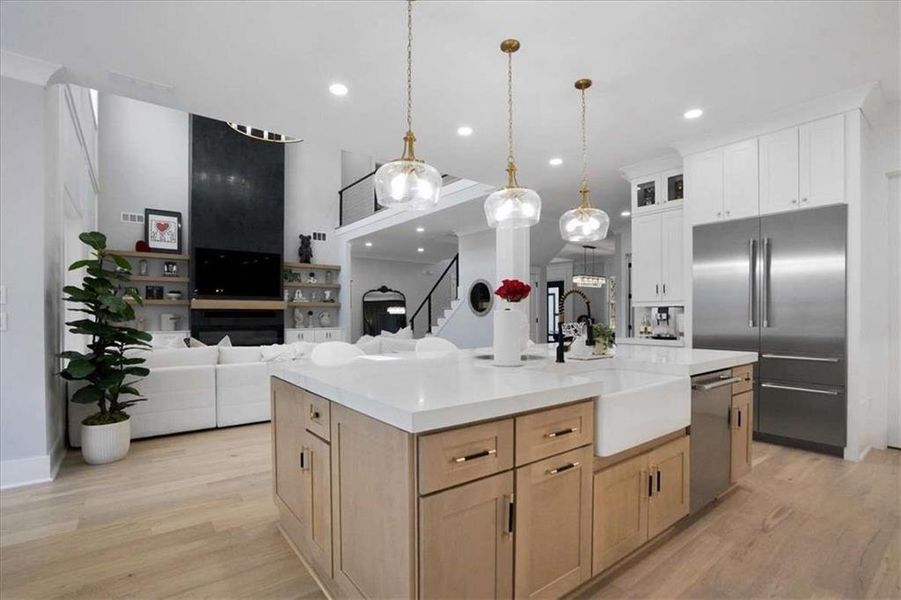 Furnished interior view inside a new home in , Hoschton (Image 7).