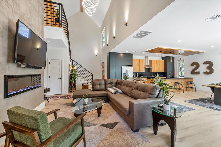 Furnished interior view inside a new home in , Montgomery (Image 5). Furnished interior view inside a new home in , Montgomery (Image 5).