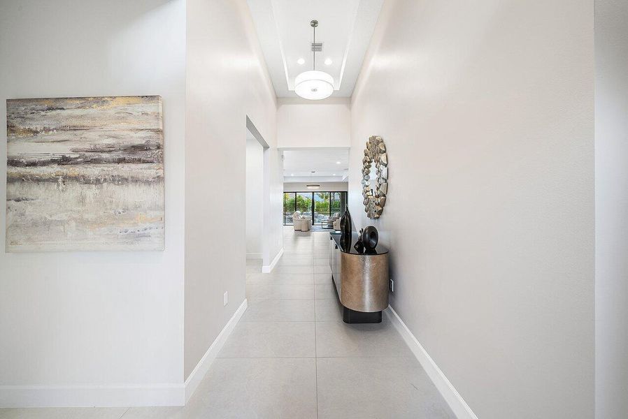 Furnished interior view inside a new home in Valencia Grand, Boynton Beach (Image 18). Furnished interior view inside a new home in Valencia Grand, Boynton Beach (Image 18).