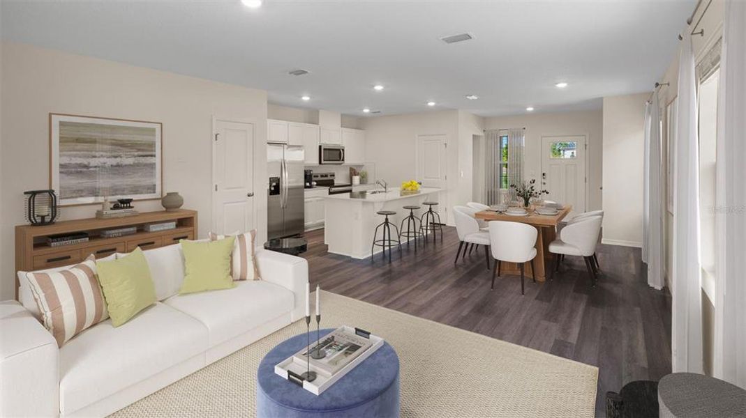 Furnished interior view inside a new home in Waterleigh, Winter Garden (Image 3).