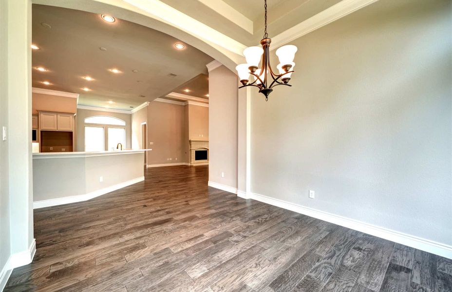 Representative unfurnished interior of a home built from the 3030 by Ravenna Homes in The Woodlands Hills 65′, Willis (Image 29). Representative unfurnished interior of a home built from the 3030 by Ravenna Homes in The Woodlands Hills 65′, Willis (Image 29).