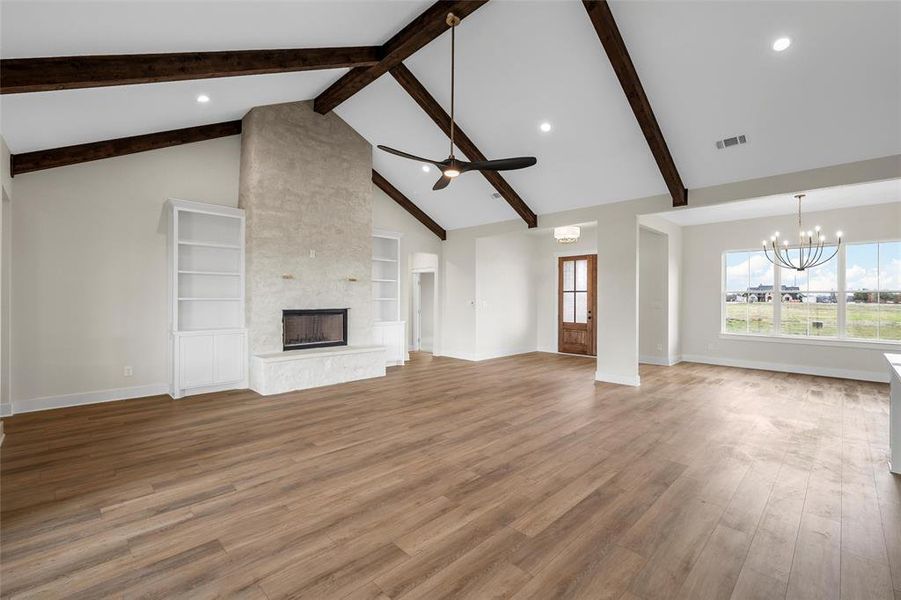 Spacious, unfurnished interior of a new home in , Waco (Image 37).