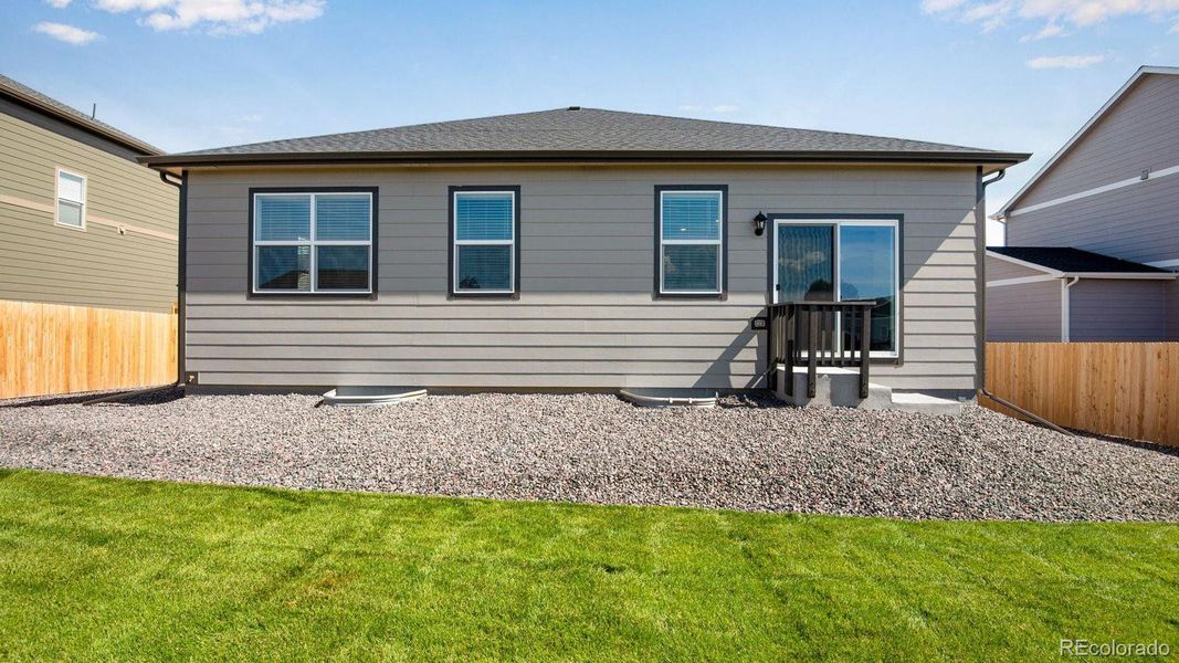 Exterior details and patio area of a home in Timberleaf, Thornton (Image 3).